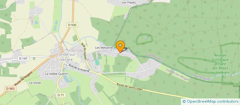 localisation de l'entreprise SCI RAFFYZ BIS  CONDE-SUR-VESGRE