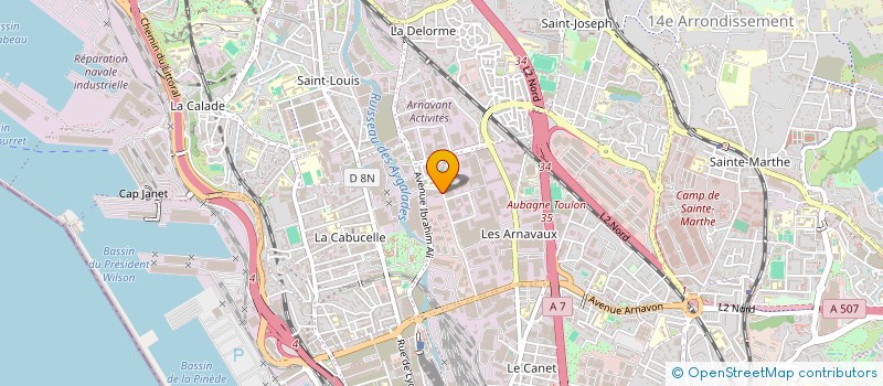 localisation de l'entreprise SCI RAFI à MARSEILLE