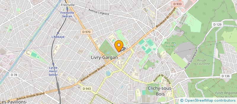 localisation de l'entreprise SCI RAFIK  LIVRY-GARGAN