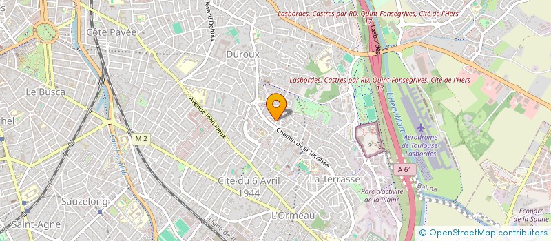 localisation de l'entreprise SCI RAFILEA à TOULOUSE