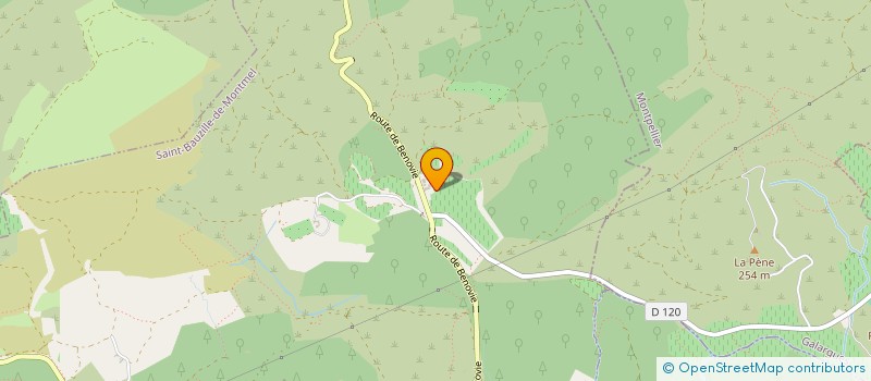 localisation de l'entreprise SCI RAFLO  SAINT-BAUZILLE-DE-MONTMEL