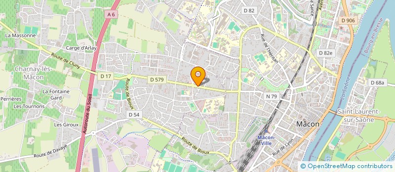 localisation de l'entreprise SCI RAFN'CHLO à CHARNAY-LES-MACON
