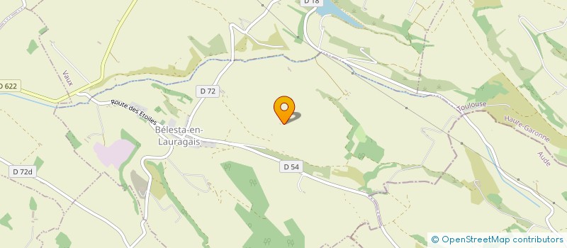 localisation de l'entreprise SCI RAFY 2004  BELESTA-EN-LAURAGAIS
