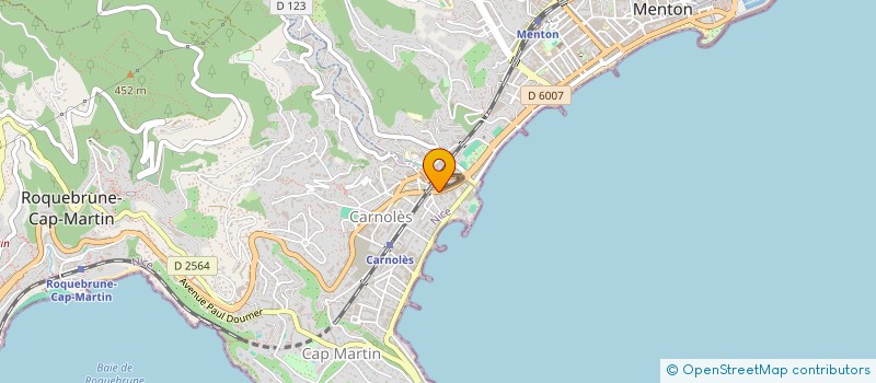 localisation de l'entreprise SCI RAG à ROQUEBRUNE-CAP-MARTIN