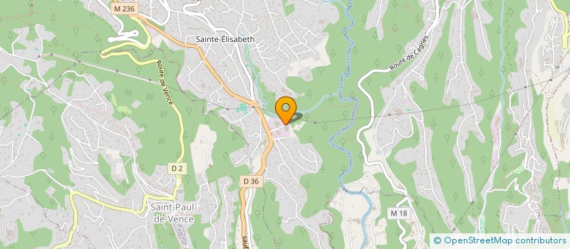 localisation de l'entreprise SCI RAGAZZI 18  VENCE