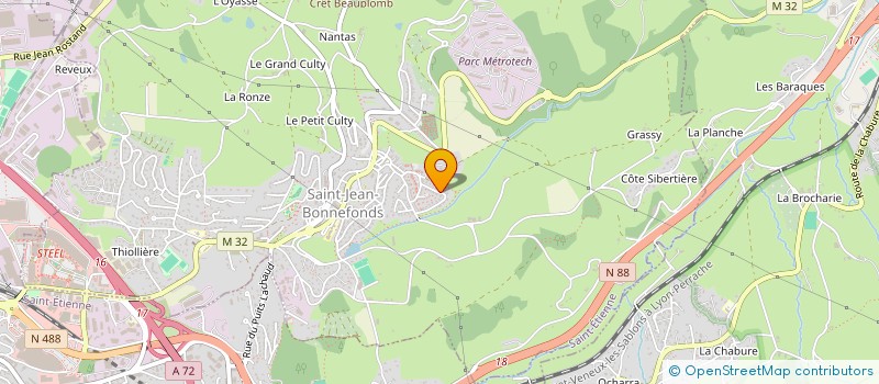 localisation de l'entreprise SCI RAGE  SAINT-JEAN-BONNEFONDS