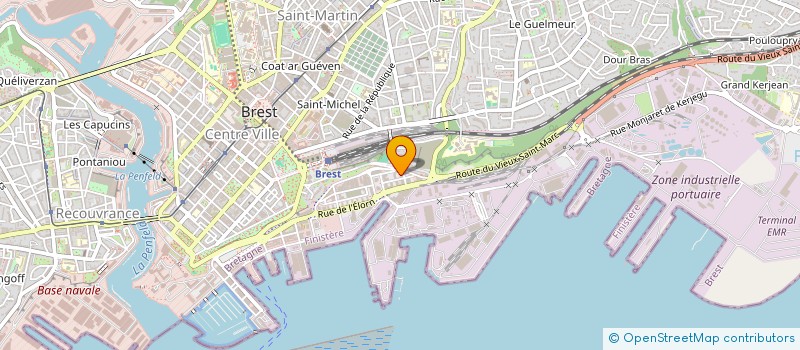 localisation de l'entreprise SCI RAGLAN  BREST