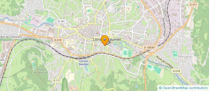 localisation de l'entreprise SCI RAGMEY à LONS-LE-SAUNIER