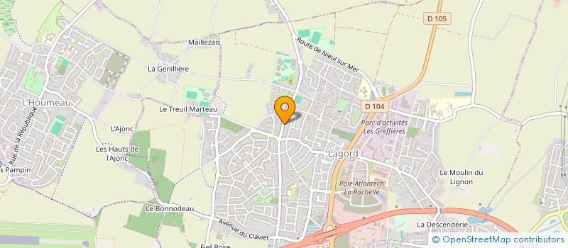 localisation de l'entreprise SCI RAGNAR  LAGORD