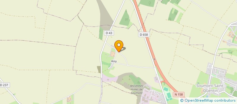 localisation de l'entreprise SCI RAGOIN  SOUMONT-SAINT-QUENTIN