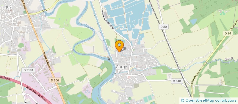 localisation de l'entreprise SCI RAGON CANILLOS  GURGY