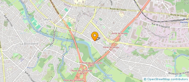 localisation de l'entreprise SCI RAGON MDV  VERTOU