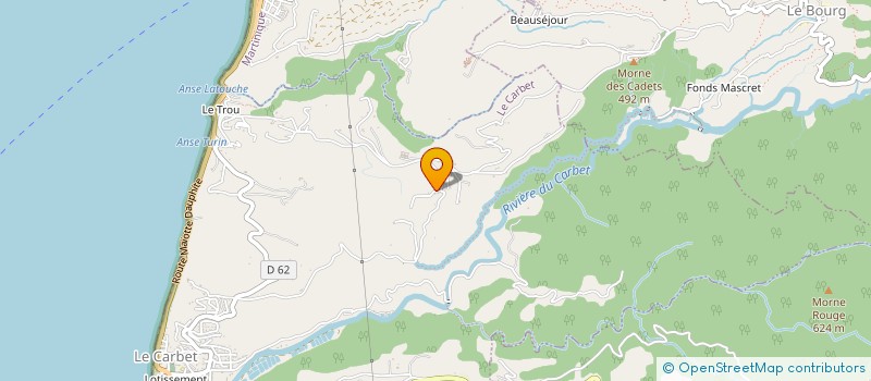 localisation de l'entreprise SCI RAGOT  CARBET