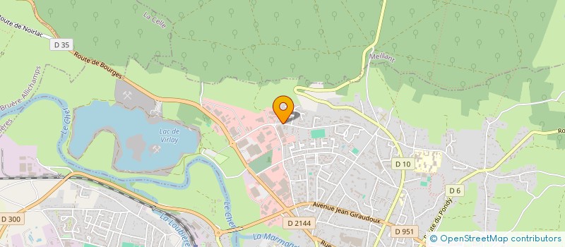 localisation de l'entreprise SCI RAGOTIN  SAINT-AMAND-MONTROND