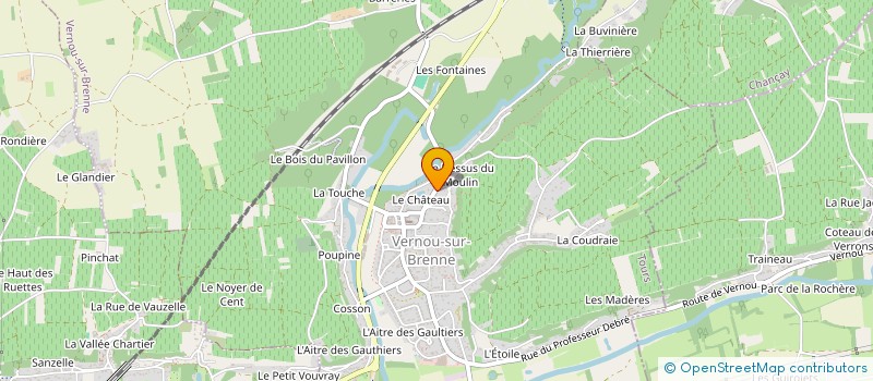 localisation de l'entreprise SCI RAGUENEAU ZF à VERNOU-SUR-BRENNE
