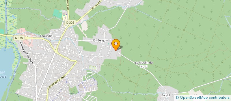 localisation de l'entreprise SCI RAGUEYS  BISCARROSSE