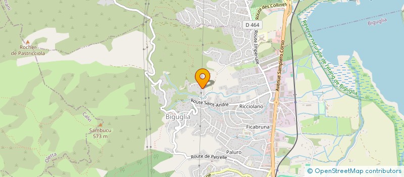 localisation de l'entreprise SCI RAGUI à BIGUGLIA