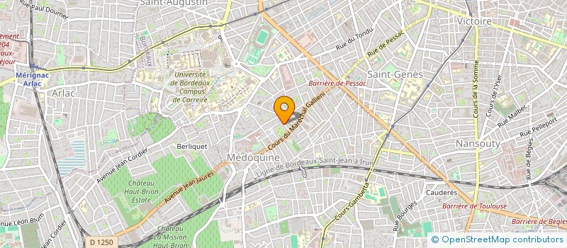 localisation de l'entreprise SCI RAHALI AND CO  BORDEAUX