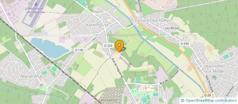 localisation de l'entreprise SCI RAHEN  BISCHWILLER