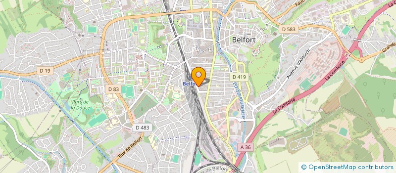 localisation de l'entreprise SCI RAHIM à BELFORT