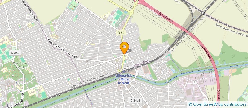localisation de l'entreprise SCI RAHMA à MITRY-MORY