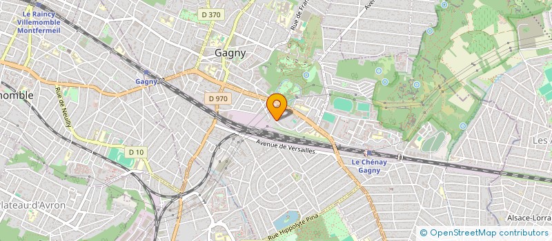 localisation de l'entreprise SCI RAHMA à GAGNY