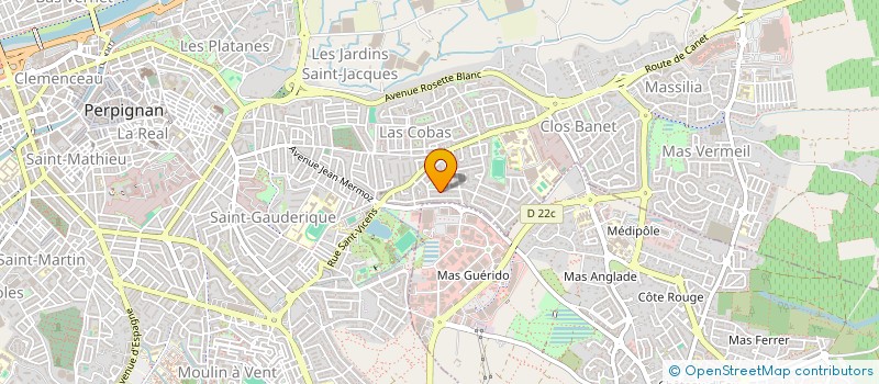 localisation de l'entreprise SCI RAHMA à PERPIGNAN