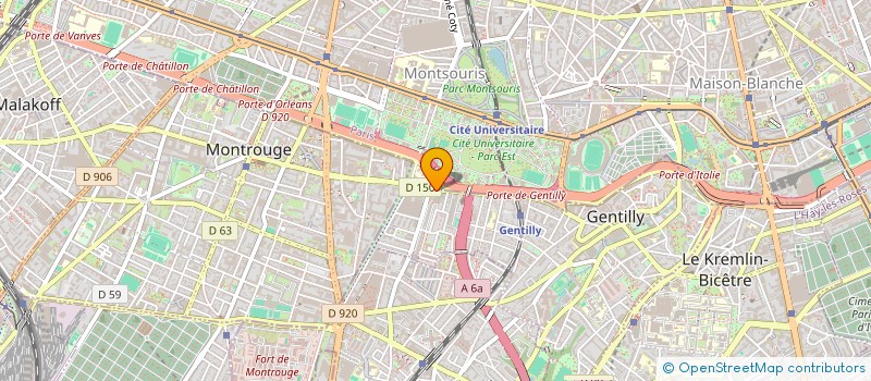 localisation de l'entreprise SCI RAHMOUN  GENTILLY