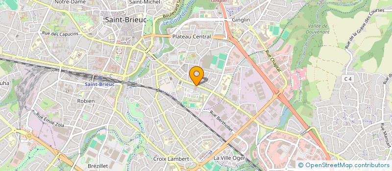 localisation de l'entreprise SCI RAHUEL 22 à SAINT-BRIEUC