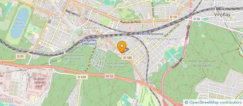 localisation de l'entreprise SCI RAI à VERSAILLES