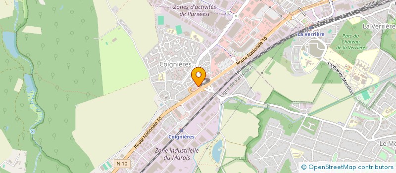 localisation de l'entreprise SCI RAIKEL à COIGNIERES