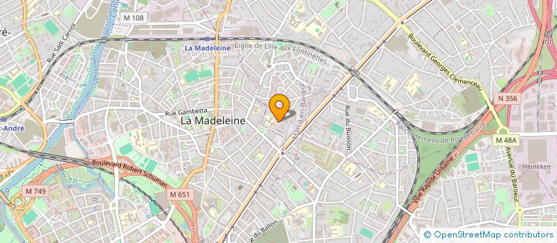 localisation de l'entreprise SCI RAILLE à MARCQ-EN-BARŒUL