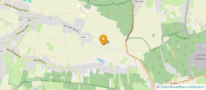 localisation de l'entreprise SCI RAIMBA2  RAIMBEAUCOURT