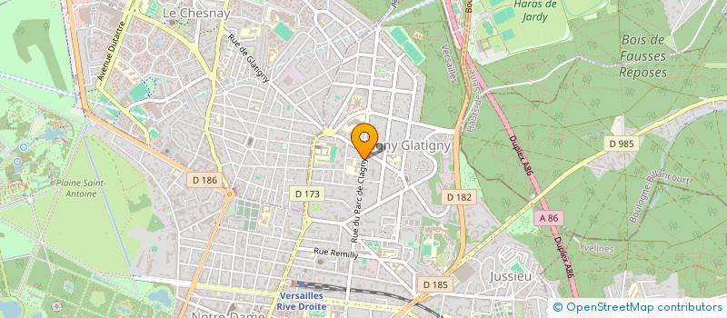localisation de l'entreprise SCI RAIMBAULTCOURT à VERSAILLES
