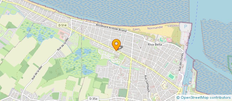 localisation de l'entreprise SCI RAINBOW  OUISTREHAM