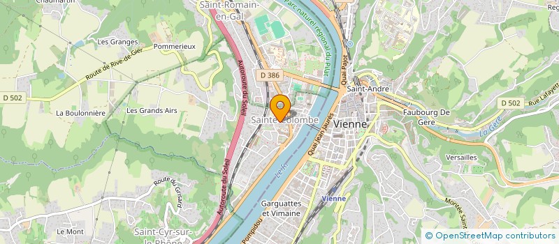 localisation de l'entreprise SCI RAINBOW  SAINTE-COLOMBE