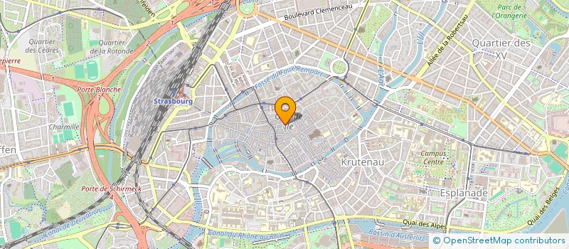localisation de l'entreprise SCI RAINIER  STRASBOURG