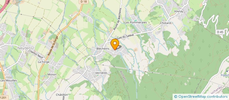 localisation de l'entreprise SCI RAISA  ARCHAMPS