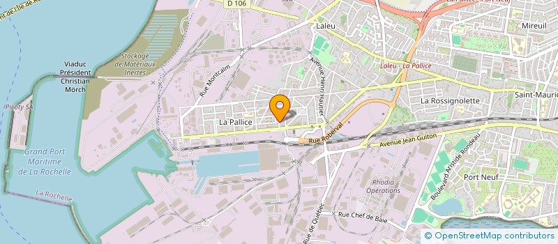 localisation de l'entreprise SCI RAISE  LA ROCHELLE