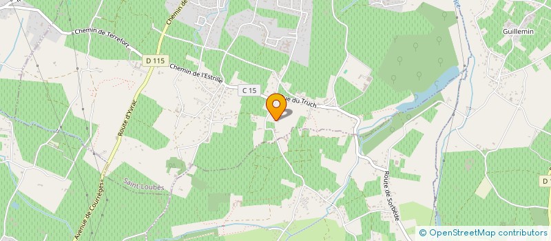 localisation de l'entreprise SCI RAISINS  SAINT-LOUBES