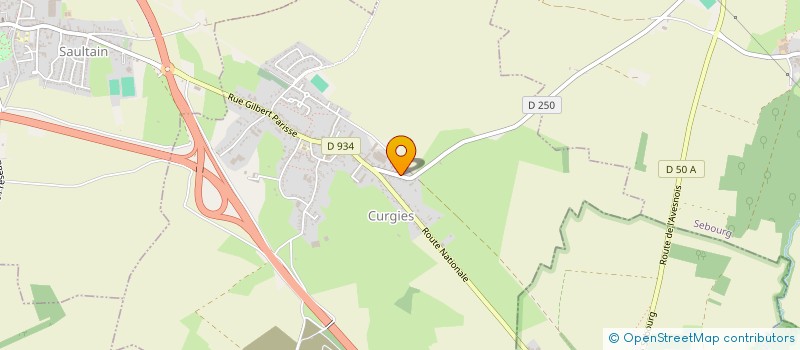 localisation de l'entreprise SCI RAISMES NATURE  CURGIES