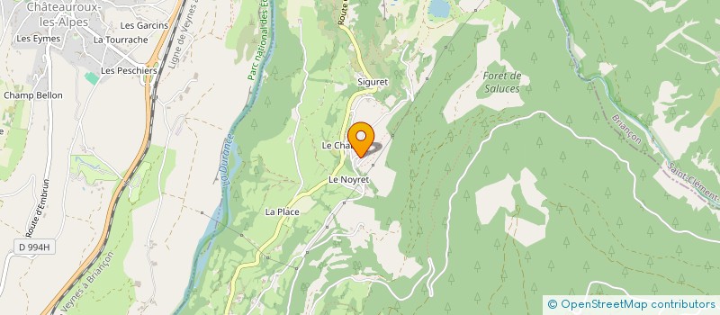 localisation de l'entreprise SCI RAIZILIENCE  EMBRUN