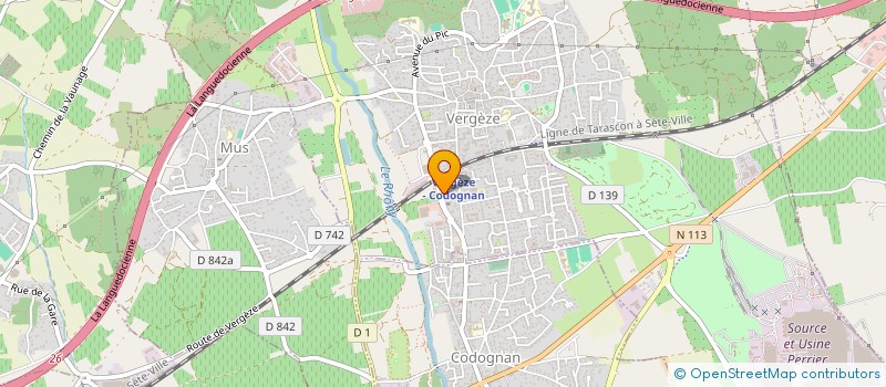 localisation de l'entreprise SCI RAIZON  VERGEZE