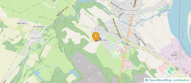localisation de l'entreprise SCI RAJ  MONTALIEU-VERCIEU