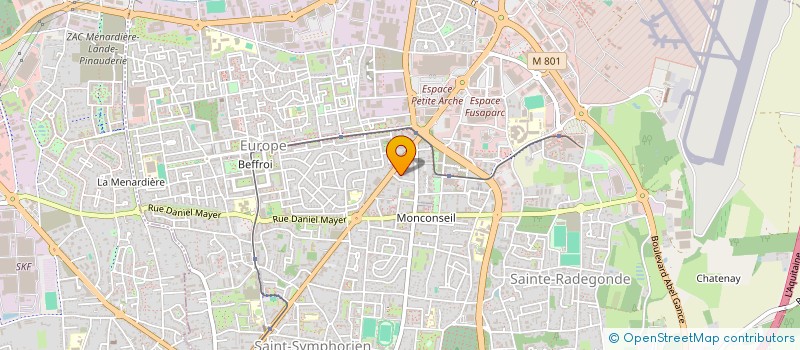 localisation de l'entreprise SCI RAJ  TOURS