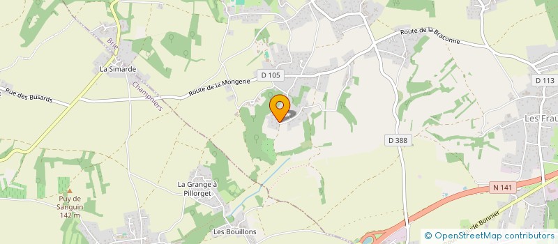 localisation de l'entreprise SCI RAJ à BRIE