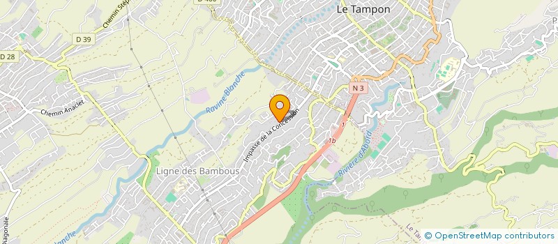 localisation de l'entreprise SCI RAJA à SAINT-PIERRE