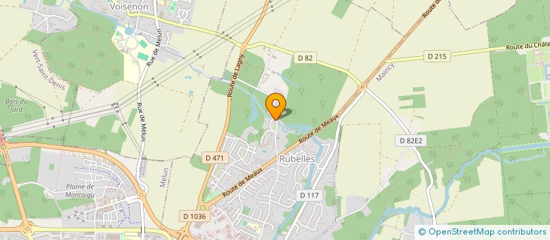 localisation de l'entreprise SCI RAJAB  RUBELLES