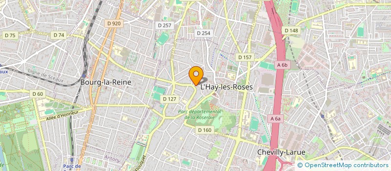 localisation de l'entreprise SCI RAJE  L'HAY-LES-ROSES