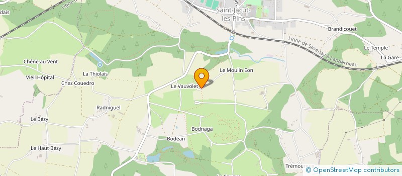 localisation de l'entreprise SCI RAJO  SAINT-JACUT-LES-PINS